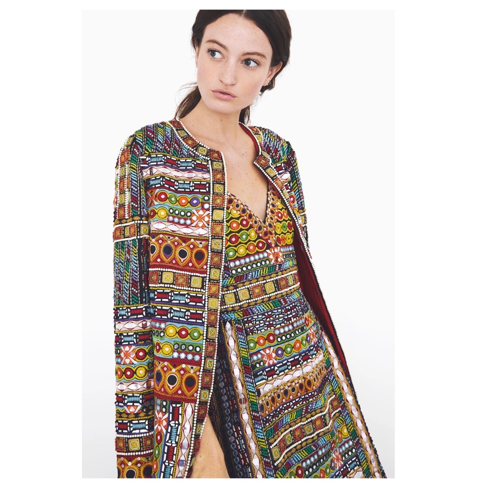 ALICE + OLIVIA Tayla Embroidered Mini Dress - Picture 3 of 12